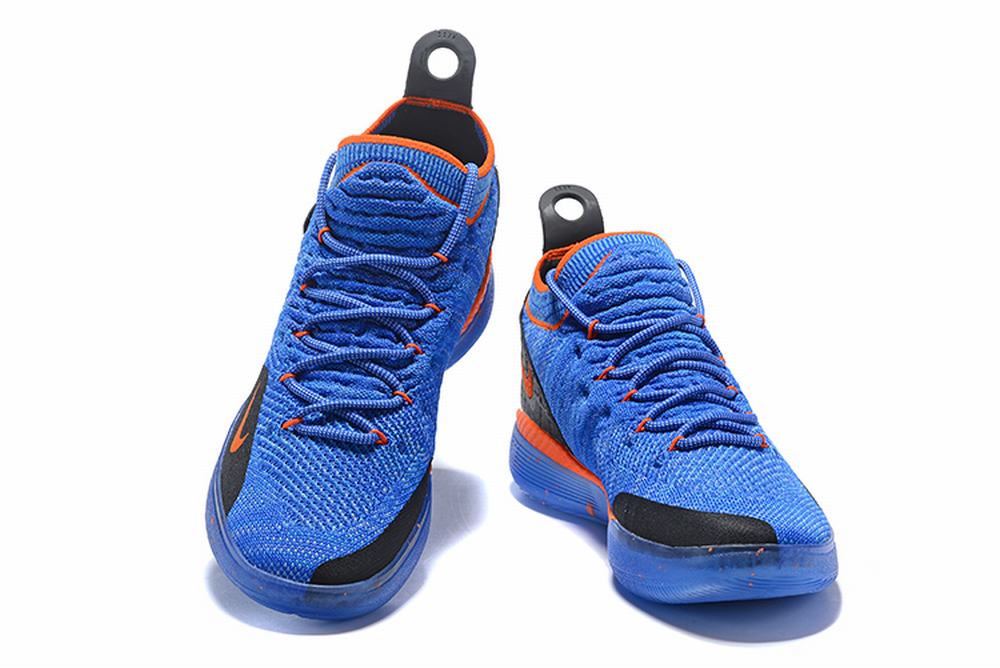 Nike KD 11 Shoes Blue Black Orange